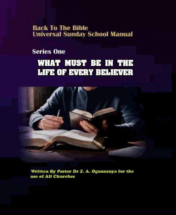 Back to the Bible Universal Sunday School Manual (Member’s Guide) - Image 2